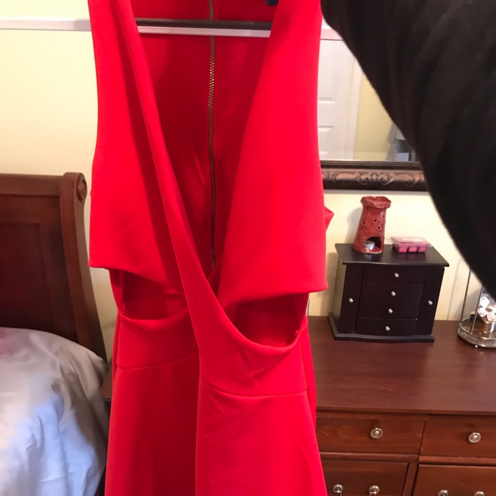 Red dress